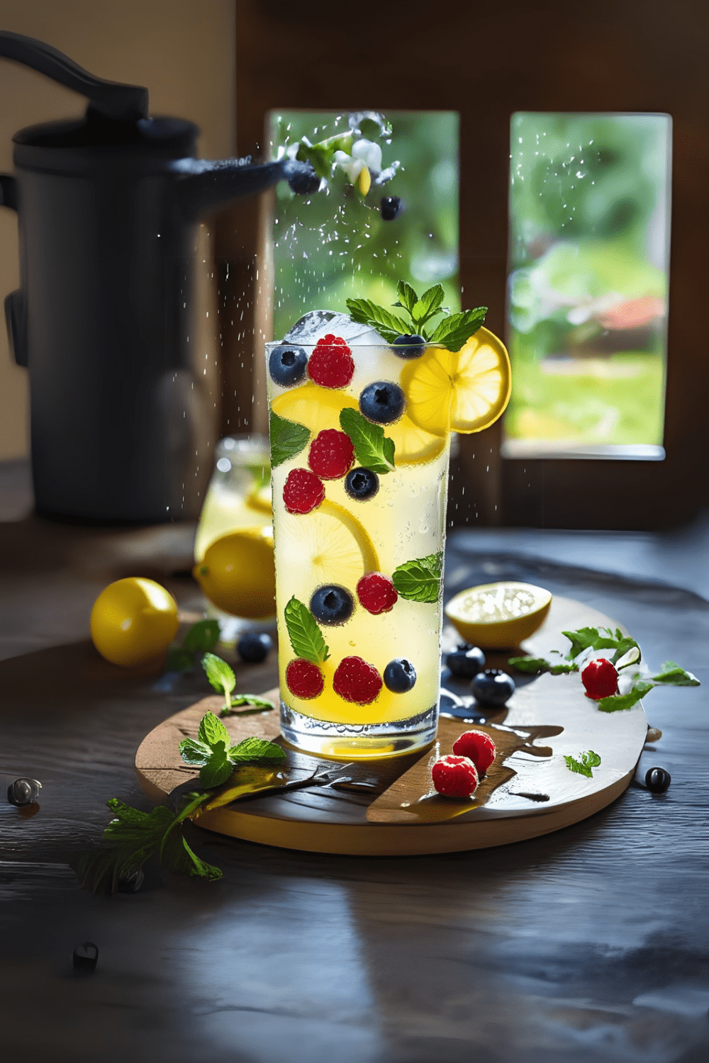 Zitronen-Ingwer-Limonade – Erfrischendes Sommergetränk (vegan & zuckerarm)