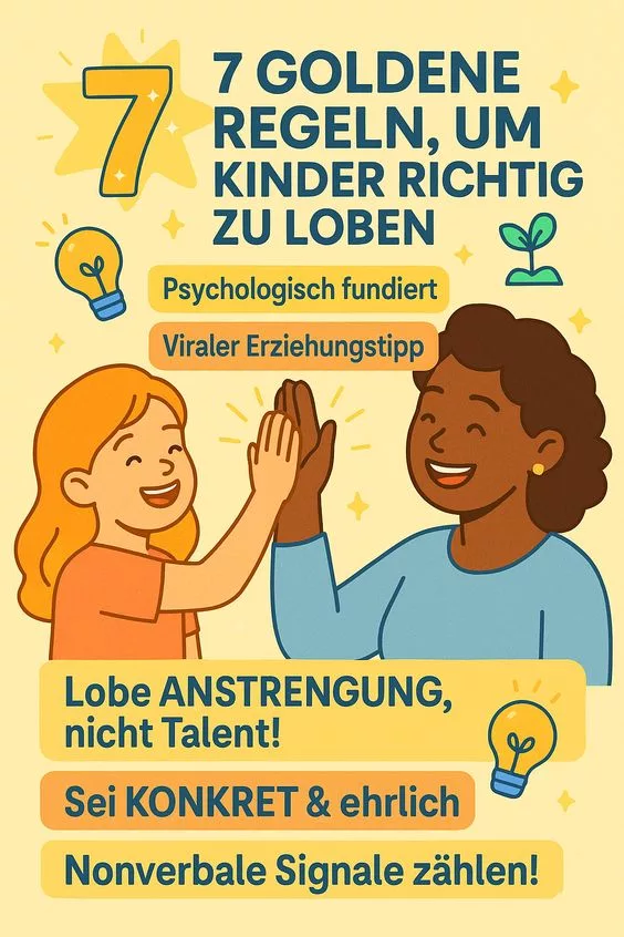 Kinder richtig loben: 7 Goldene Regeln für starkes Selbstbewusstsein & Motivation