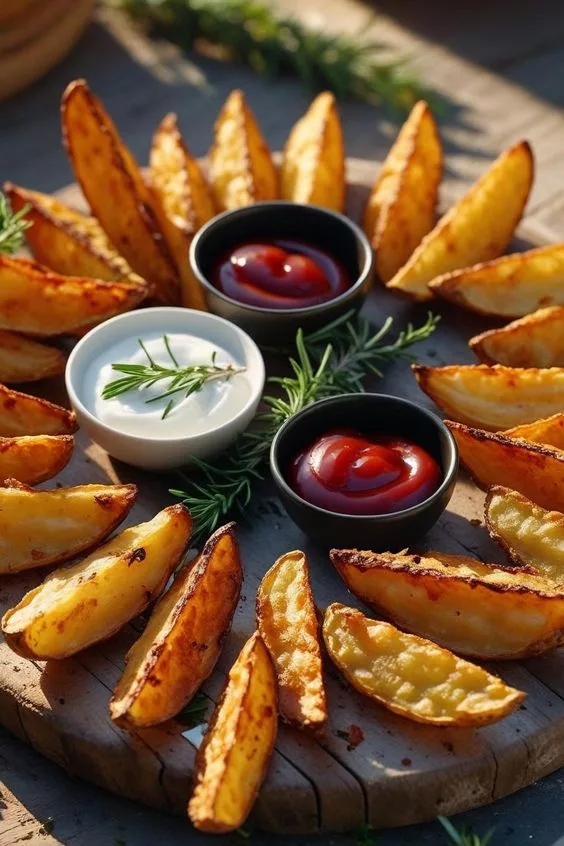 🍟 Sommerliche Kartoffel-Wedges: Schnell, gesund & kinderleicht!